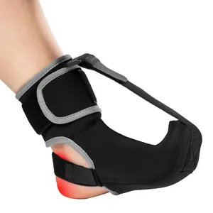 Plantar Fasciitis Night Splint Sock - Adjustable Planter Facetious Relief Brace for Women Men,Soft Plantar Fascia Boot for Sleeping,Support Relief Foot Drop Achilles Tendonitis Relief Day Night