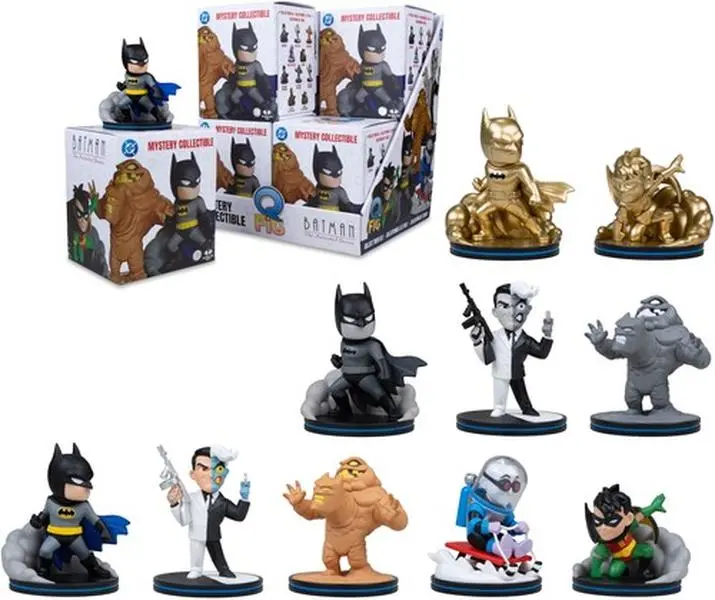 McFarlane Toys - DC Batman: The Animated Series - QMx - Q-Fig 3.5" Posed figurine/statue Blind Box 8-Piece PDQ  [COLLECTIBLES] Ships IN OWN Container , Vinyl figurine/statue