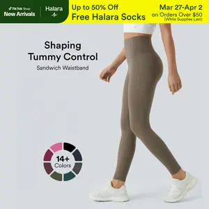 Halara UltraSculpt High Waisted Tummy Control Pocket Shaping Training Leggings  #TikTokShopSpringGlowUp