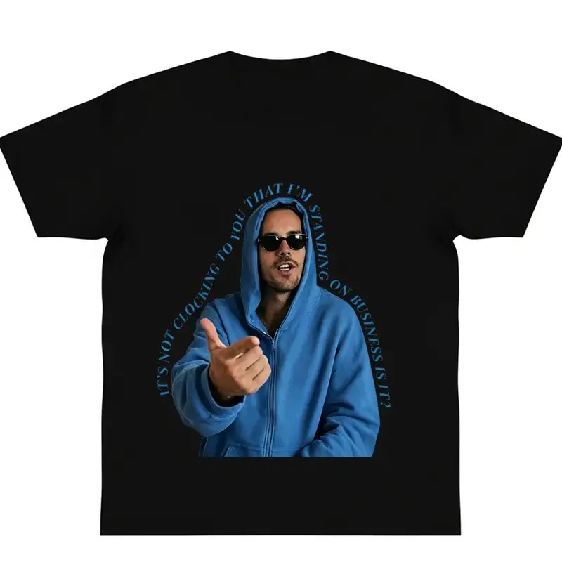 oversize cotton It’s Not Clocking To You Belieber Coachella Streetwear graphic tees Unisex T-Shirt American Musical Gift Unisex y2k fashion Casual Top Trending graphic tee