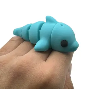 Baby Dolphin Articulated Figure/Flexible Joints/Cute Baby Animal