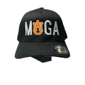 M A G A Auburn Direct Embroidered Flex fit  Curved Bill Baseball Hat Cap