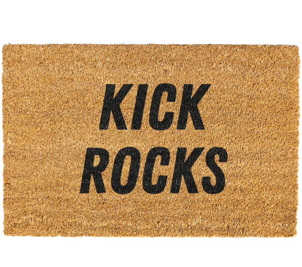 Kick Rocks doormat, Go Away Door mat, Funny Doormat, Welcome Mat, Door mat