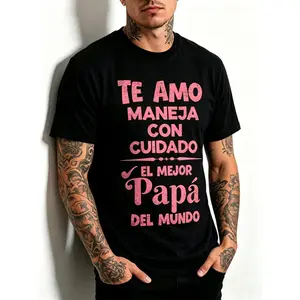 “I love you, drive carefully” — best dad in the world Spanish tee; “Dad life level up: love plus safety reminder in one shirt in the world” — safety reminder & love shirt