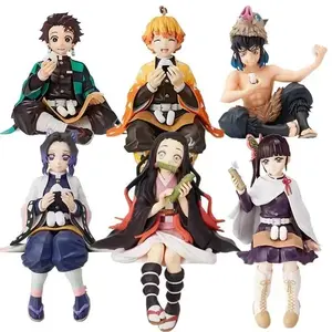 2026 Anime Demon Slayer Kimetsu no Yaiba figure Kamado Tanjirou Action Figure Agatsuma Zenitsu Nezuko Warrior PVC Model Toys