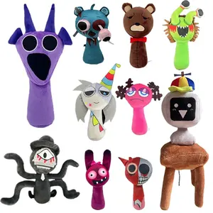 Sprunki Plush Set All Characters Incredibox Stuffed Dolls Horror Game Merch Gift for Kids Fans