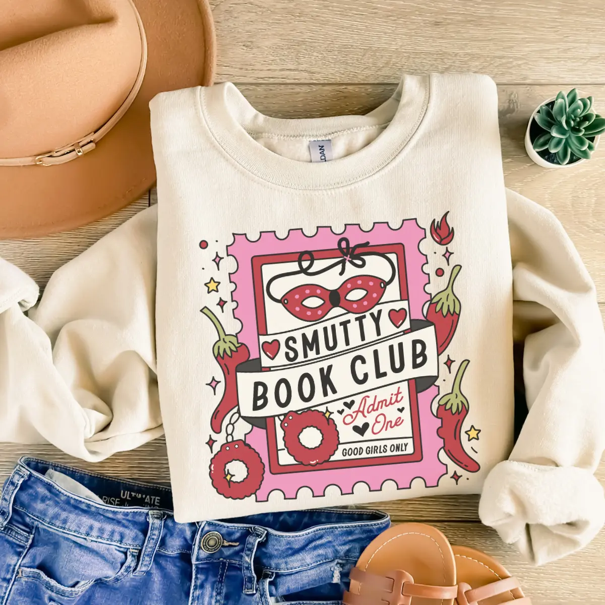 Smutty Book Club Crewneck Sweatshirt