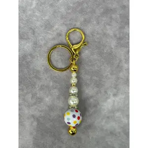 Pearl Bar Keychain | Bag Charm
