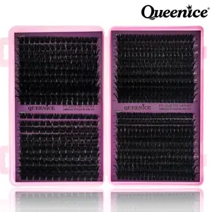 False Eyelashes Multipack 80D 100D 120D 150D, DIY False Eyelashes Thick Volume Lashes Natural Daily Manga Wet Look, Fluffy Long Dramatic Eyelashes for Home Salon Party Travel Work, Beginners Friendly