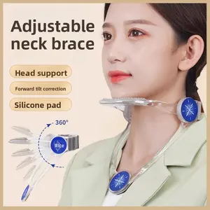 Paintball Neck Protector - Adjustable Cervical Spine Support Brace for Head Relaxation, Posture Improvement