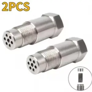 Universal Stainless Steel Check Engine Light CEL Mini Catalyst O2 Sensor Spacer Adapter, M18X1.5 Sensor Spacer Adapter, Car Repair Tool, Automotive