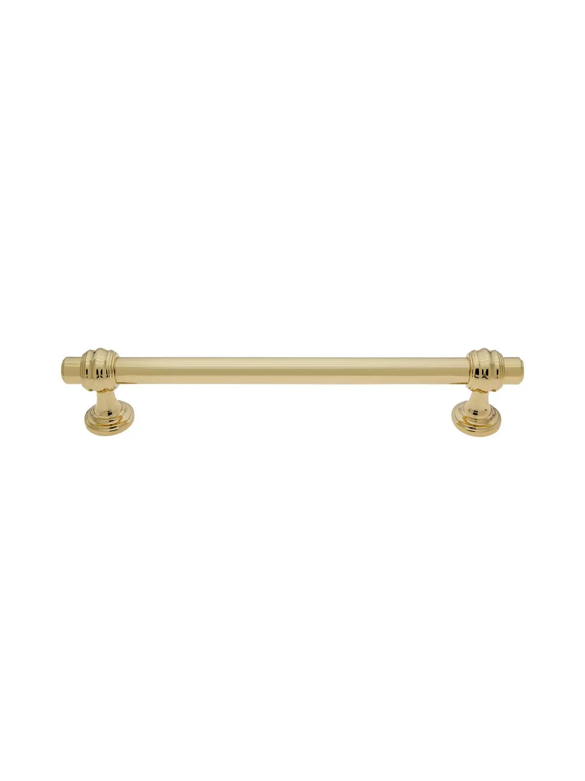 Utopia Alley HW428GD-25 Athen Pull Handle - Decorative Cabinet Drop Pull Handles for Cabinets and Drawers - Vintage Cabinet Hardware with Hand Finished Polished Gold - Metal Drawer Pull Handle, 6.3" Center to Center, 25 Pack