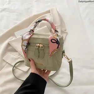 Women's Trendy Mini Square Crossbody Bag - Korean Style Shoulder Purse, Pu Leather Bag, Fashion Accessory Purses for Women, Crossbody Bags For Women