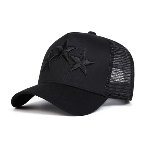 Men's Adjustable Mesh Baseball Cap, Street-Style Snapback Hat, Classic Trucker Hat, Casual Trendy Hat, Graphic Trucker Design, for Daily Wear & Outdoor Activities, Casual Fashion Accessory