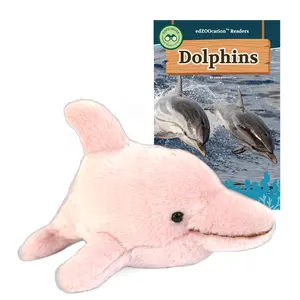 12” Plush + Zoologist Reader Book: Dolphin (Ages 6–8)