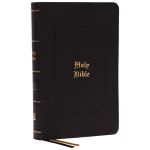 KJV, Personal Size Large Print Reference Bible, Vintage Series, Black Leathersoft, Red Letter, Comfort Print: Holy Bible, King James Version by Thomas Nelson [Leathersoft Book]