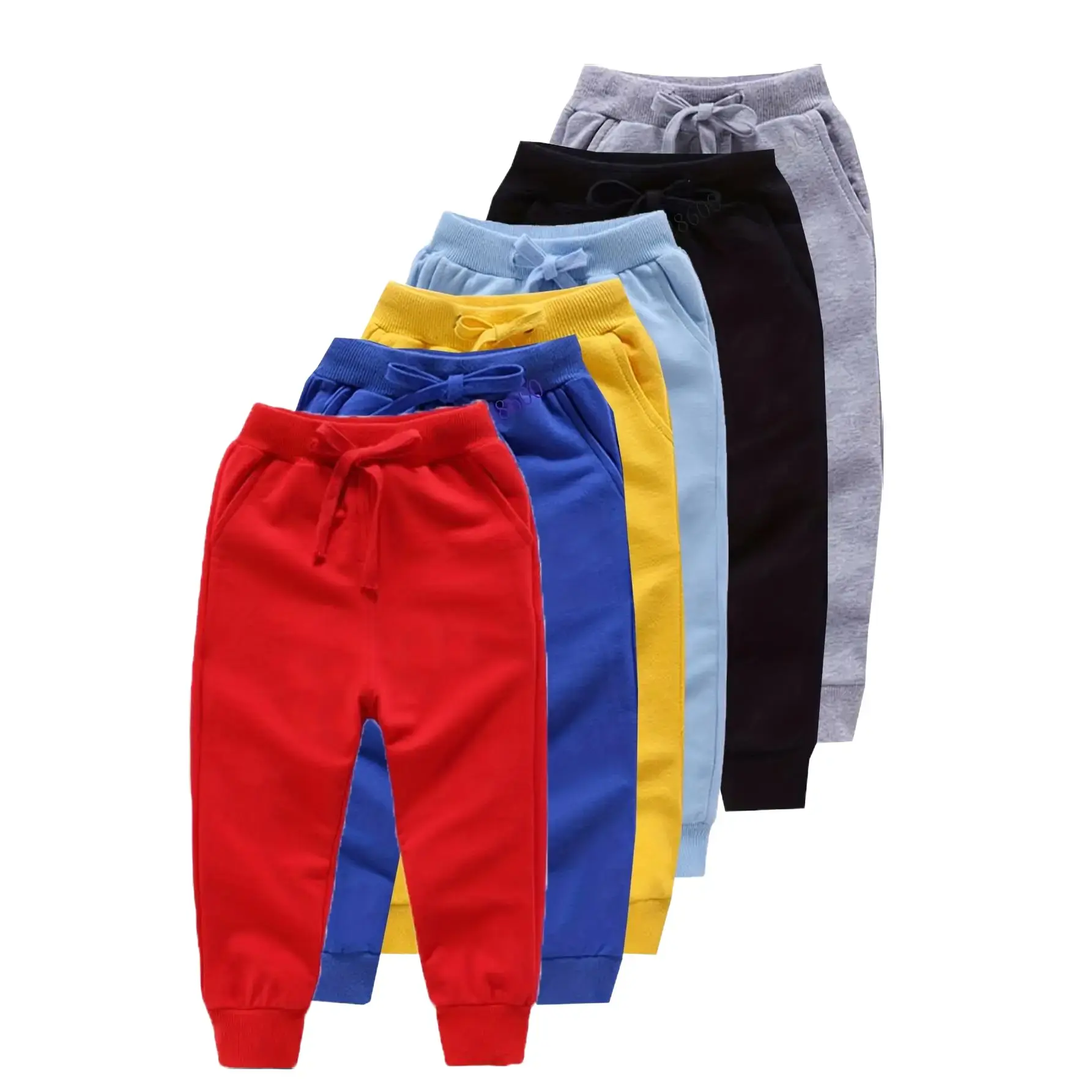 Boys' Full-Length Regular Polyester Sweatpants, 2025 Spring-Summer New, Adorable Purple Duck/Ice Cream Print, Skateboarding-Lined, Back to School Haul Student Outdoor Sports Pants, Basic