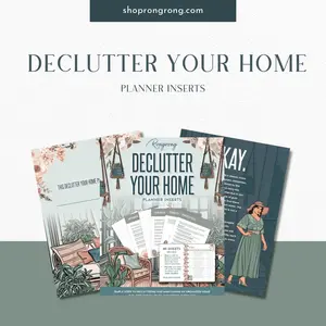 Declutter Your Home Planner Inserts