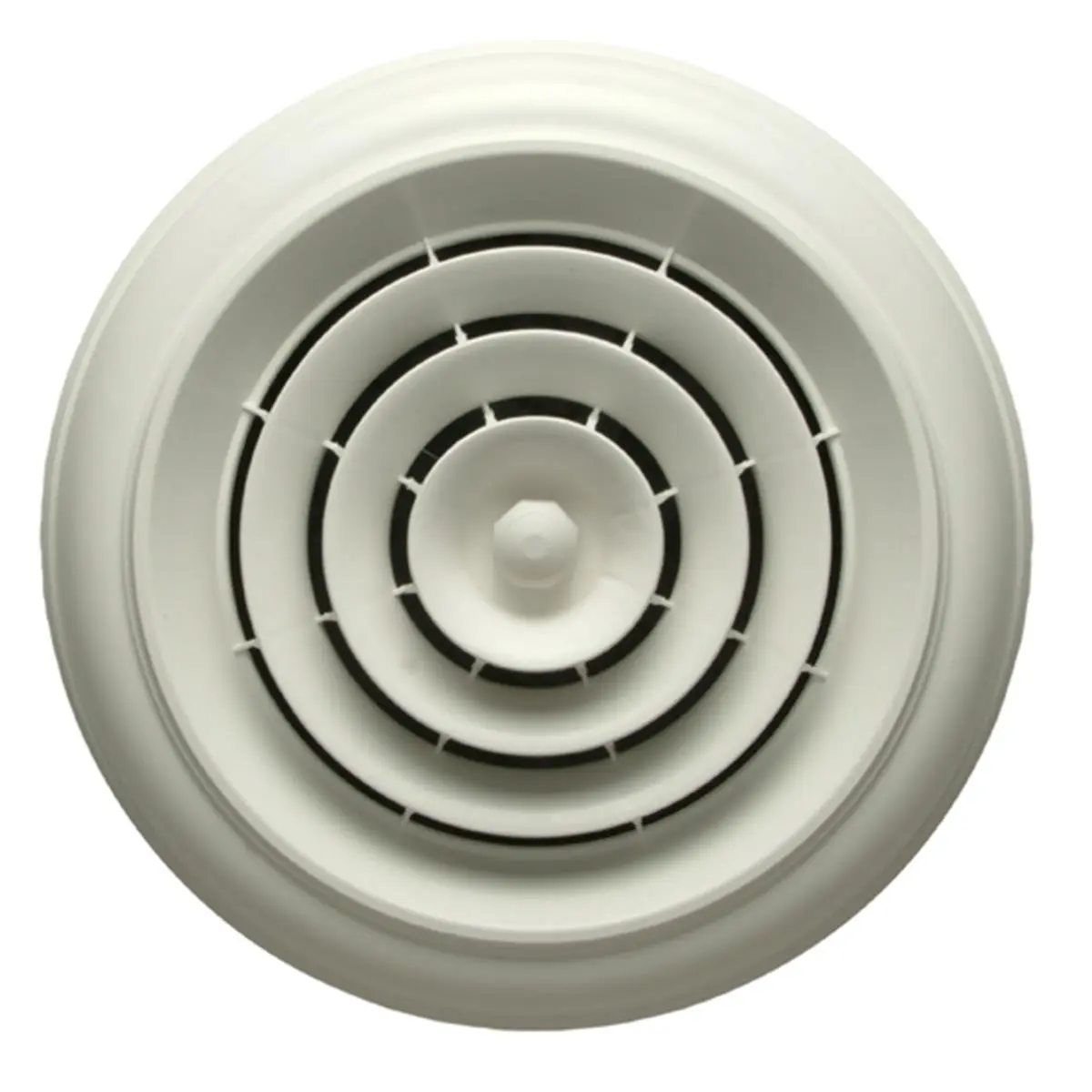 212 MAIN Havaco Quick Connect HT-CCGRB-R1 Paintable White Round Capital Crown Ceiling Diffuser with 8-7-6 in. Reducing Boot, Household Replacement Part, Replacement Parts
