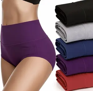Women's High Waist Tummy Control Shapewear Panties, Seamless Butt Lifting Body Shaper Briefs for Women