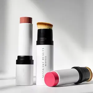NB Blush Stick with built in brush Water Proof Cosmetic Cream Makeup