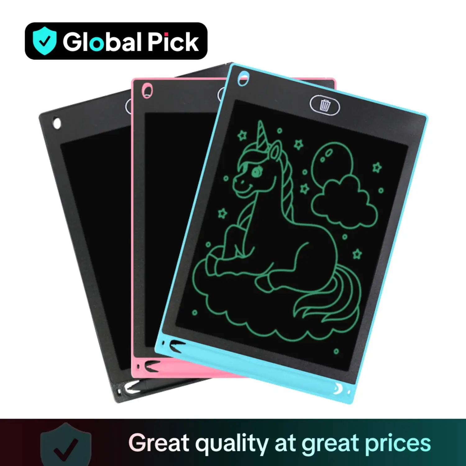 LCD Writing Tablet, Reusable Electronic Graphics Drawing Board Handwriting Tablet, Educational and Learning Toy for Kids, Valentine's Day Gift, Digita