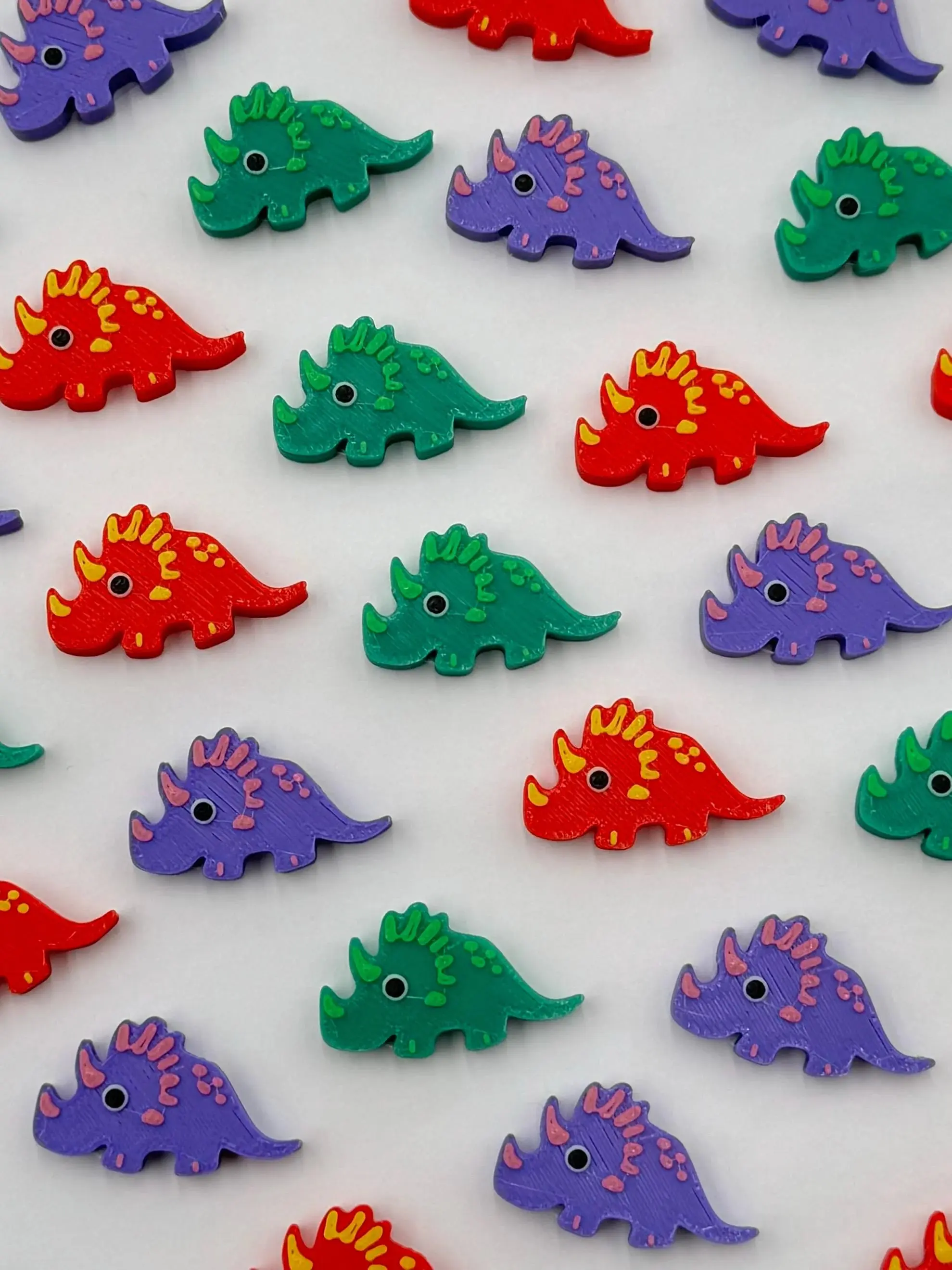 Triceratops Dinosaur Kandi Beads Triceratops Dinosaur Kandi Beads