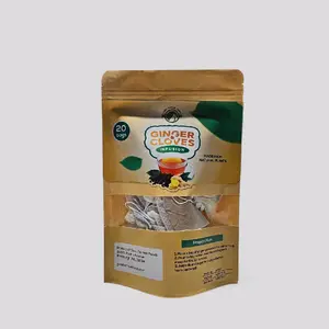 GOOD FARMER FOODS Ginger And Cloves All Natural Herbal Tea 20 Count - 20 Count Pack of Ginger Tea Bags