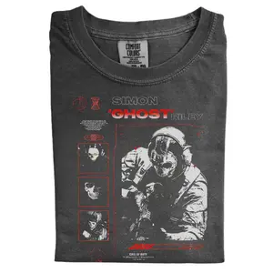 Simon 'Ghost' Riley Comfort Color Shirt, Gaming Shirt, Retro Arcade Shirt,  Gift for Men, Gift for Women, Trending T-shirt