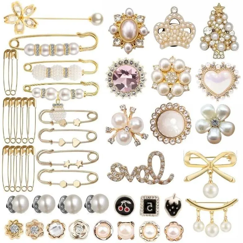 X-BY40 59PCS Charms for Socks Safety Pins,Sock Charms Pins Sock Jewelry Charms Sock Accessories,Brooches and Pins for Women Clothes Hats Shoes Scarf Shawl Pants Dress Skirt