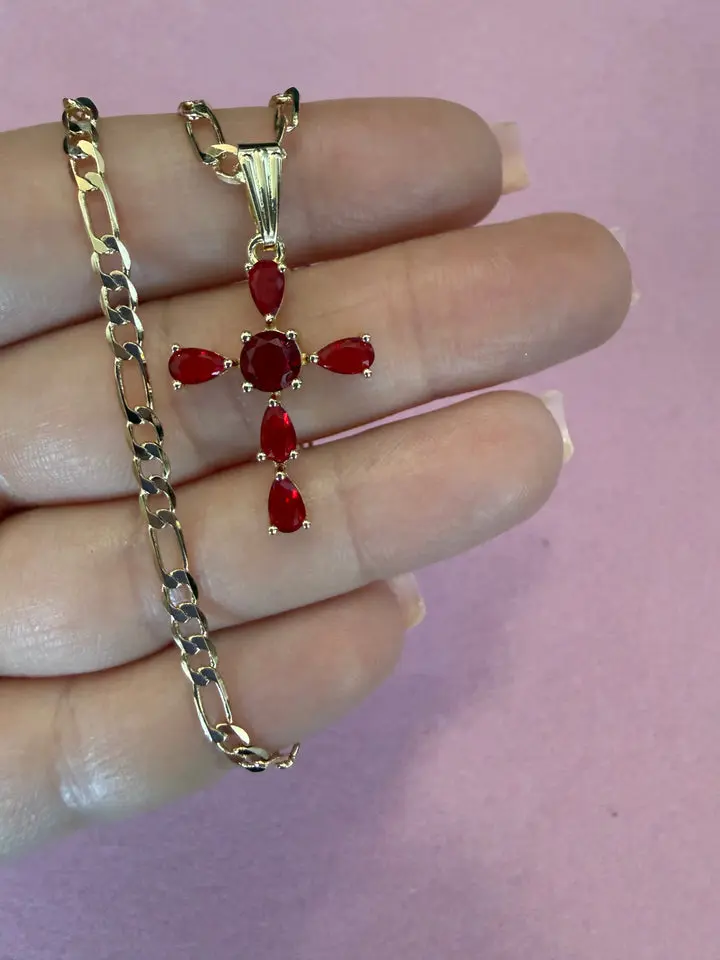 Raindrop Cross (red)