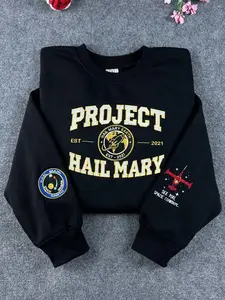 Embroidered Project Hail Mary  sweatshirt - hoddie , Sci Fi Reader Gift Embroidered Sweatshirt, Bookish Lovers Clothing Gift