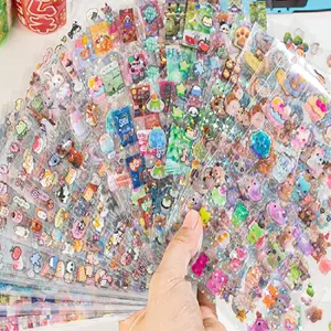 Yu Xian Pet Cut Film Sticker, Joyful Fantasy Series, Retro Style Small Nose Gag Material Hand Account DIY Card Collage, Art Stickers