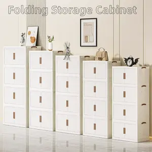 5-Tier 520QT Extra Large Storage Bins with 1 lid, Large Capacity | Easy Installation & Cleaning | Space-Saving Organizer | Perfect for Home, Office, and Clothes Storage |  Modern Stylish Design