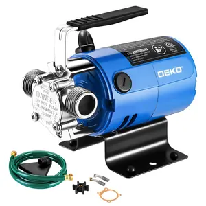 DEKO 115V Water Pump Electric with 6FT Cable, Portable 330 GPH Transfer Utility Pump for Home, Gardening, Cars Washing, Ponds, Rain Barrels and Bath Room, Father's Day Gift