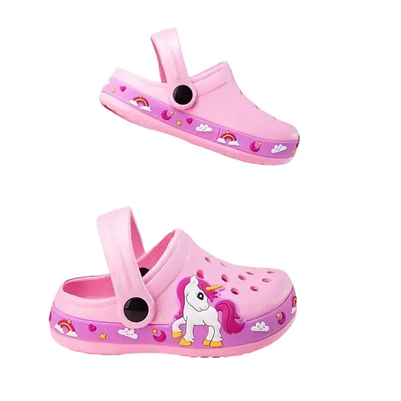 Girls' Ink Splatter Closed-Toe Barefoot Cute Soft Slip-On No-Heel Slippers - 1 Pair Toddlers Fit Non-Slip Outdoor Holiday Gift Water Footwear for Kids, Cute Soft Slippers