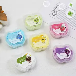 360pcs(3Boxes/set) Random Color Travel Paper Soap Sheets,Mini Flower Shape Disposable Paper Soap,Good fruit fragrance,Flakes Portable Scented Sheet For Travel Hand Soap Indoor Outdoor Camping Hiking Back To School Beach Travel,Gift for Kids,Mother's Day