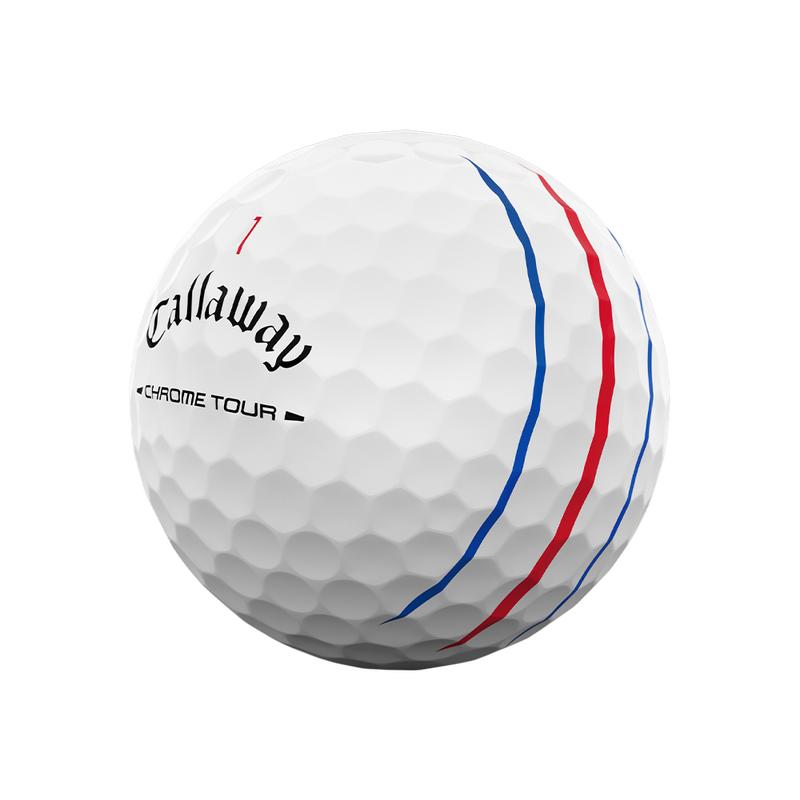 Callaway Golf Chrome Tour Triple Track Golf Balls in White