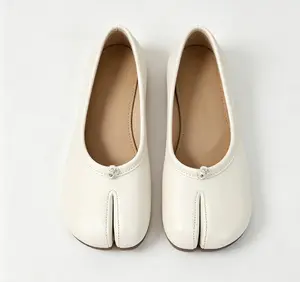 2026 New Women’s Split Toe Ballet Flats Slip-On Comfortable Casual Closed-Toe Shoes for Daily Commuting and Walking