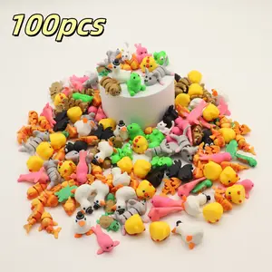 100pcs/50pcs/10pcs Moveable 3D Printed Animal Figurines, Portable Collectible Decorations, Durable and Beautiful Design, Ideal for Gifts, Articulating Animal Figurines