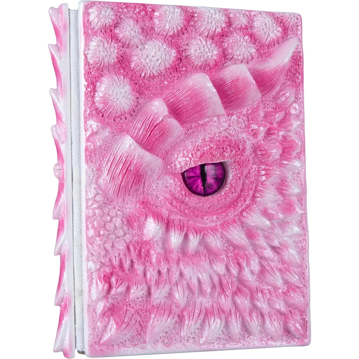 3D Dragon Eye Embossed Journal, Engraving Notebook,Dnd notebook for Dragon Lovers ,Blank Paper,Hardcover Travel Notepad for Writing,Sketchbook,Collection,,Decoration A4 and A5 Size (A5-Rose)