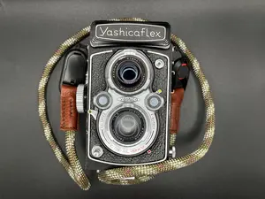 Paracord Camera Strap (Quick Release connector) Customize leather color
