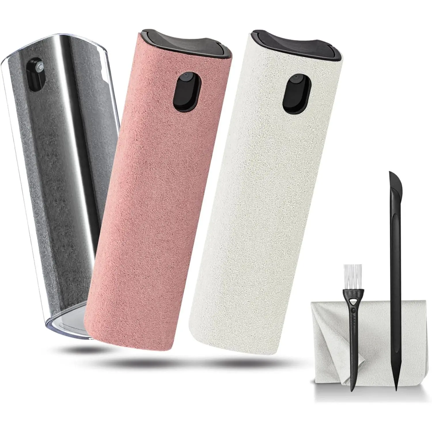 3pcs Cream+Grey+Pink