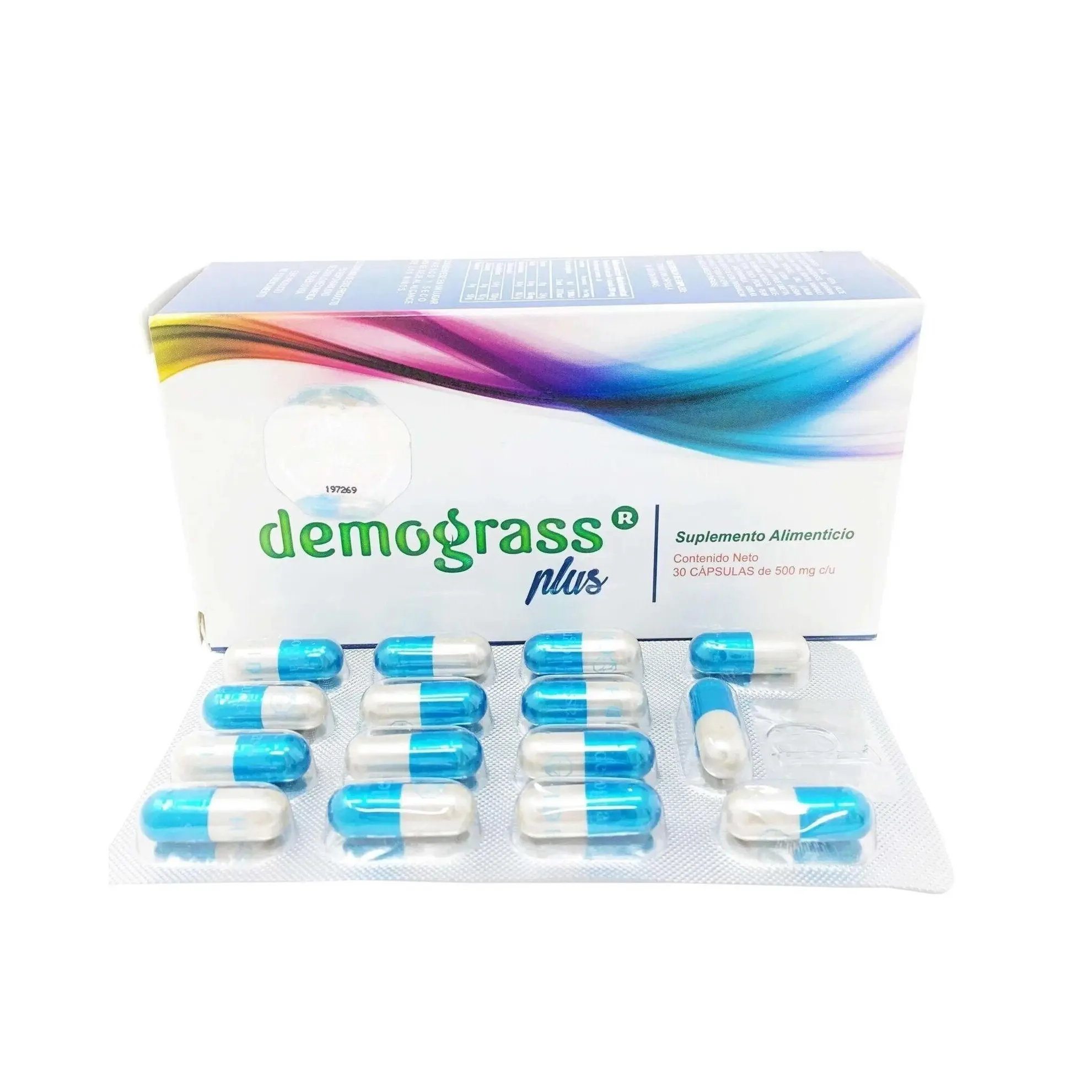 2 Demograss PLUS 60 DAY Supply GUARANTEED Original Demograss 2 MESES 60 CAPSULES