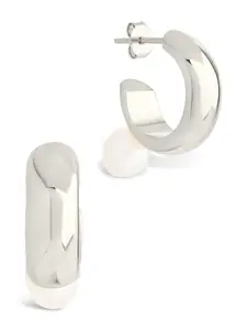 Sterling Silver Micki Pearl Drop Stud Earrings