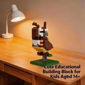 1542 Piece Animal Theme Mini Building Set, Vibrant Colors, Realistic Design, Perfect for Beginners, Home Decor, Birthday Gifts