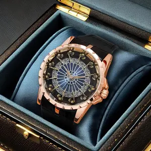 Genuine Twelve Knights of the Round Table Watch Waterproof Cool Quartz Watch Men's Large Dial Watch