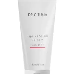 DR.C.TUNA Paprika & Chili Balsam Massage Gel 5.07 fl Oz - Soothing Botanicals for Muscle Tension Relief & Warming Sensation - Non-Greasy Formula for All Skin Types