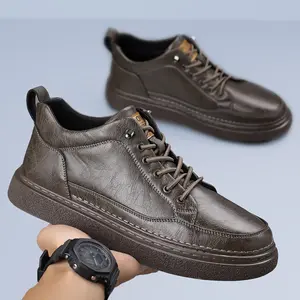 Men's Casual Mid-Top Loafers - Comfortable and Stylish for Everyday Wear - Outdoor Style with Classic Design