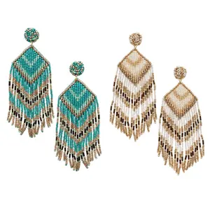 The Aztec Chevron Earrings